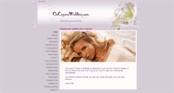 Desktop Screenshot of oncypruswedding.com